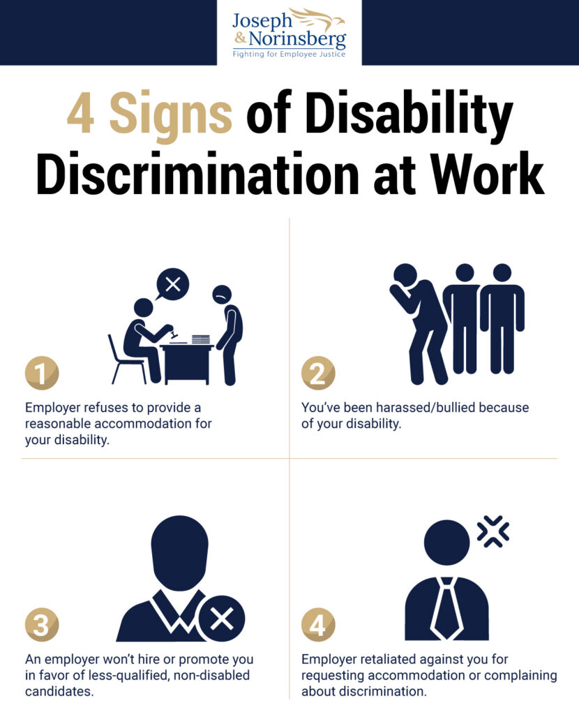 Signs of Disability Discrimination in the Workplace